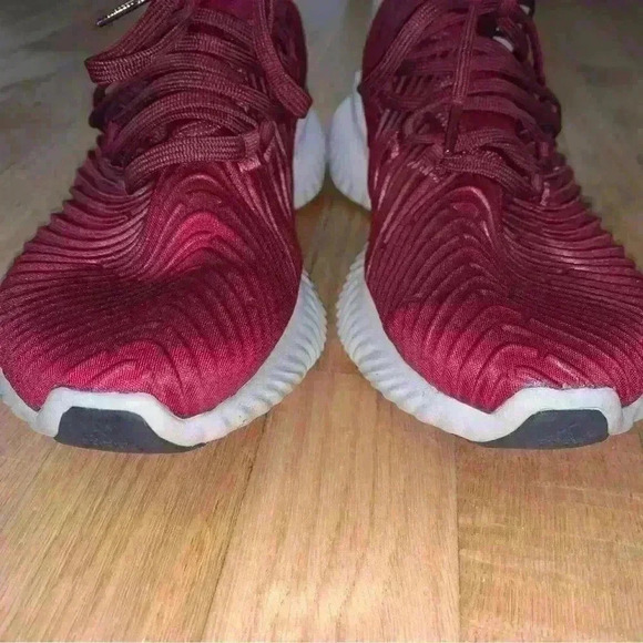 Women’s Adidas Alphabounce Instinct Burgundy Sneakers Continental Soles Size 6.5 - Picture 10 of 10
